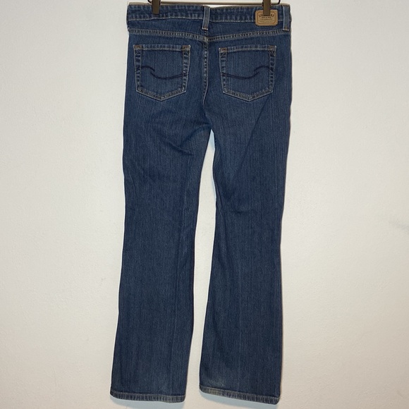Signature by Levi Strauss & Co Low Rise Bootcut Dark Wash Jeans Size 6 Misses M - Picture 2 of 6